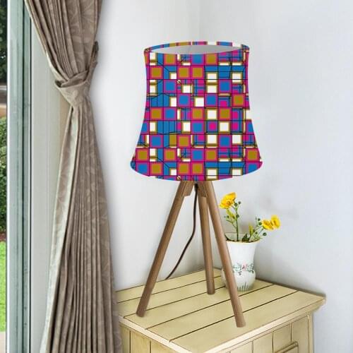 Print On Demand DIY Fabric Lamp Shades Art Deco Elephant Design Lampshade Modern Light Shade For Wall Lamp Table Lamp Fashion