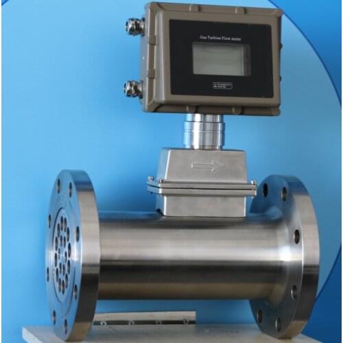 Smart gas turbine meter new natural gas light hydrocarbon liquefied nitrogen gas compressed air LNG flow meter
