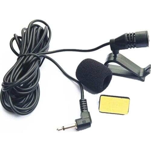 1pcs MINI Professional Car Audio Microphone 3.5mm Jack Plug Mic Stereo Mini Wired External Microphone for PC Auto Car DVD Radio