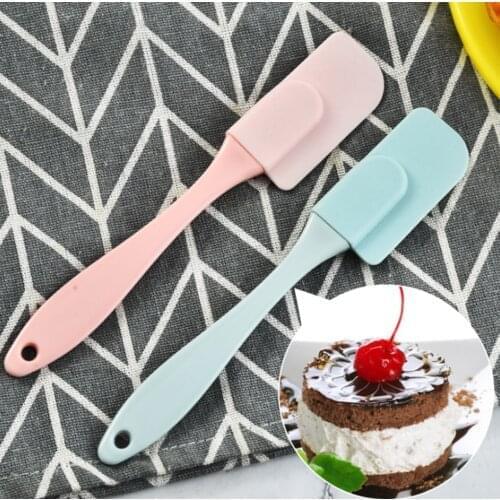 2021 Summer 3PCS/Set Cream Scraper DIY Bread Cake Butter Spatula Mixer Oil Brush Kitchen Baking Tool Silicone Spatula Non-stick