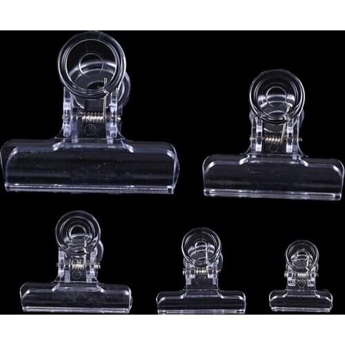 5PCS 22mm,31mm,38mm,50mm,63mm Clear Fly Tying plastic Clips Dubbing Clip Hackle Holding Tools Fly Fishing Accessories