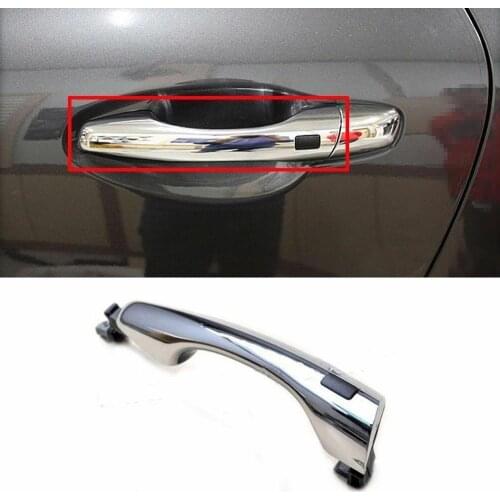 82651C5710 Genuine Front chrome Outside Door Handle LH RH for KIA Sorento 2015-2015 Exterior Door Handle have button 82661C5710