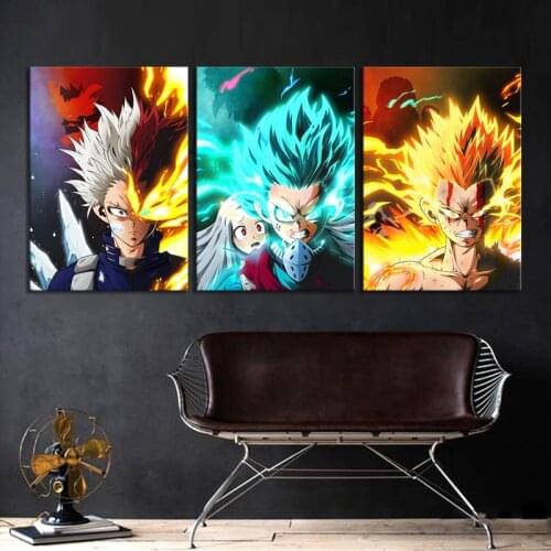 HD Anime Poster Boys Picture KATSUKISHOUTOIZUKU BOKU NO HERO ACADEMIA Anime Poster My Hero Academia Art Canvas Painting Wall Art