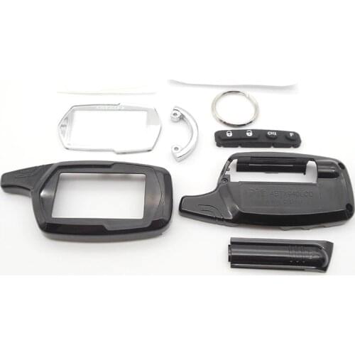 Russia version ZX1090 case keychain for Sheriff ZX1090 lcd two way car remote controller free shipping