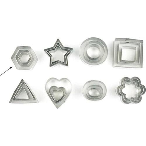 Eco-friendly Stainless Steel Cookie Tools 24pcs/set
