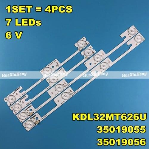 Good quality 100% new 32 inch backlight 100pcs = (50pcs * 4LED + 50pcs * 3LED) 1LED = 6V KDL32MT626U 35019055 35019056