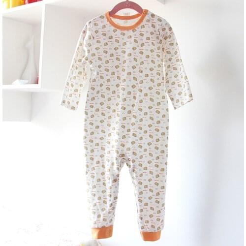 Children romper boy clothes long sleeves baby girl overalls children clothing kids clothes children sleepwear 100% cotton