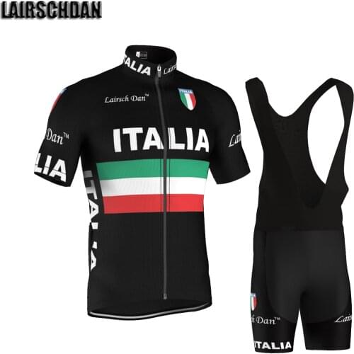 LairschDan Pro Team Cycling Jersey Set 2021 Ltaly Short Sleeve Bicycle Clothing Maillot Endure MTB Bicycle Jersey Cycling Outfit
