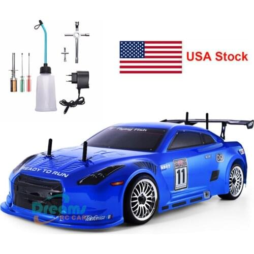 HSP RC Car 4wd 1:10 On Road Racing Two Speed Drift Vehicle Toys 4x4 Nitro Gas Power High Speed Hobby Remote Control Car