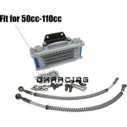 Oil cooler radiator engine for dirt bike pitbike stunt ATV monkey Kayo stunt Irbis cr crf 50cc 70cc 90cc 110cc