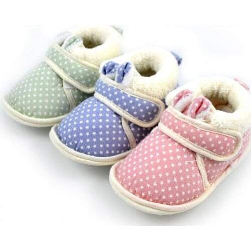 New Winter Baby Toddler Shoes Walking Shoes Warm Socks Newborn Unisex Baby Boys Girls Cute Bear Animals Infant Crib Shoes Warm