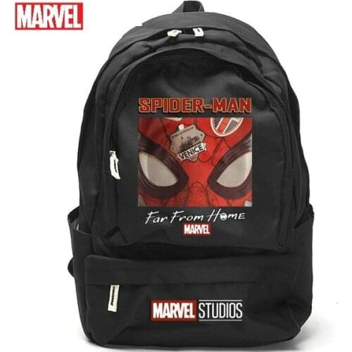 Original Disney Marvel Spider-man Schoolbag Teen High School Student College Student Backpack Backpack Large Capacity Male