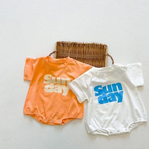 0-3T Newborn Kid Baby Girls Boys Clothes Summer Letter Romper Cute Sweet Cotton Jumpsuit New born Body suit Outfit