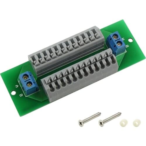 PCB008 Power Distribution Board 2 Inputs 26 Outputs without Screw AC DC Train Power Control Distributor