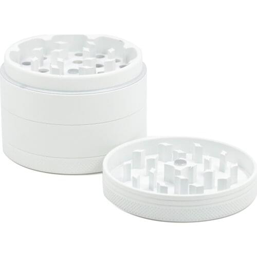 Upscale 4 Floor 63x48mm Rubber paint Smoking Herb Grinders Tobacco Cigarette Quality Grinder Tobacco accessories