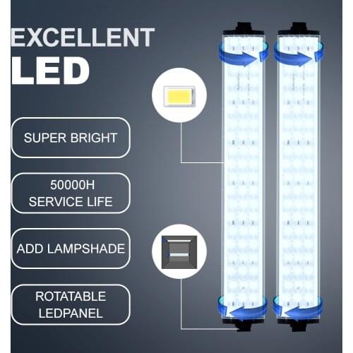 Yizhestudio 2 pcs/lot Photo Box 40Cm Led Light Strip with Adapter for Photo Studio Box Led Light for Photo Light Box Studidio