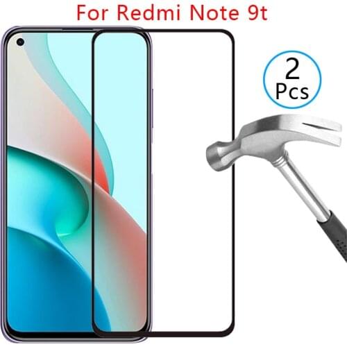 9d screen protector tempered glass case on redmi note 9t cover for xiaomi readmi note9t not 9 t t9 not9t protective phone coque