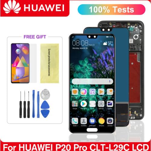 Huawei P20 Pro LCD Display 6.1" Touch Screen Digitizer Assembly Replacement CLT-L04 CLT-L09 CLT-L29 For Huawei P20Pro Screen