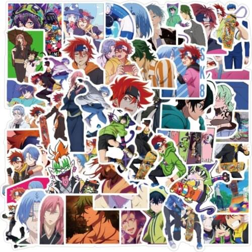 10/30/50Pcs Anime SK8 unlimited skateboard Graffiti Waterproof Travel Suitcase Phone Laptop Luggage Stickers DIY Kids Girl Toy