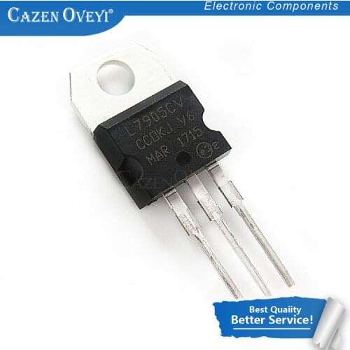 10pcs/lot L7905CV TO220 L7905 TO-220 7905 LM7905 MC7905 new and original IC In Stock