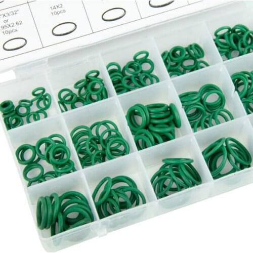 270Pcs 18 Sizes Car Air Conditioning HNBR O Rings Vehicle Repair Car Rubber Rings Assortment Set tools Accessories Refrigerant