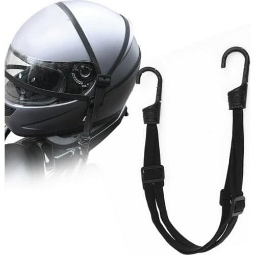60cm Motorcycle Helmet Strap Durable Elastic Luggage Tied Rope Bungee Cords with Hooks Motorbike Bicycle Cargo Racks Tied Band