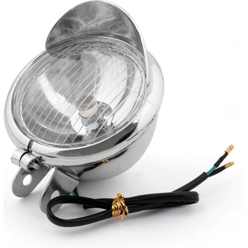 Areyourshop For Bobber Touring Chopper Custom Headlight Spot Fog light Lamp Motorcycle DC 12V Lamp Parts Accessories