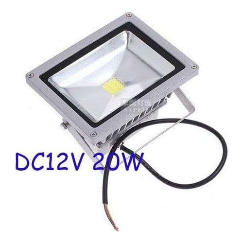 Free shipping 5pcs/LOT DC12V 20W LED FloodLight White|Warm White Lighting Waterproof outdoor Floodlight High Power Lighting