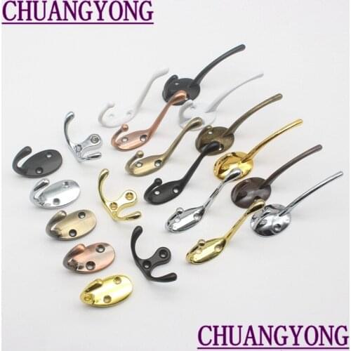 Zinc alloy hook coat hook single hook clothes hook wall hanging clothes hook various styles of clothes hook
