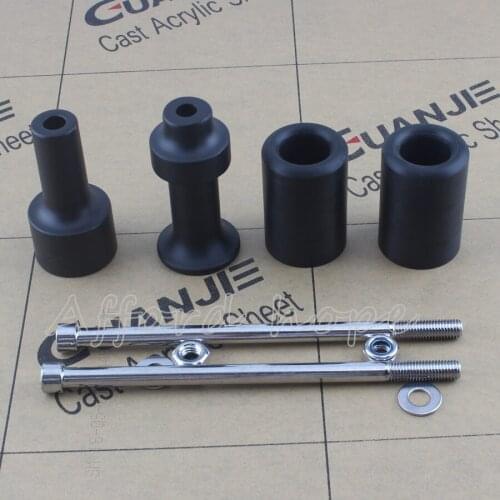 For Kawasaki Z1000 2003-2006 Motorcycle Cut Delrin Frame Slider Anti Crash Frame Falling Protectors Parts Caps Black