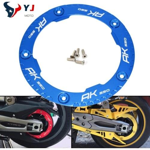 For KYMCO AK550 AK 550 2017-2020 Motorcycle CNC Accessorie Transmission Belt Pulley Protective Cover Rear Drive Protection Cover