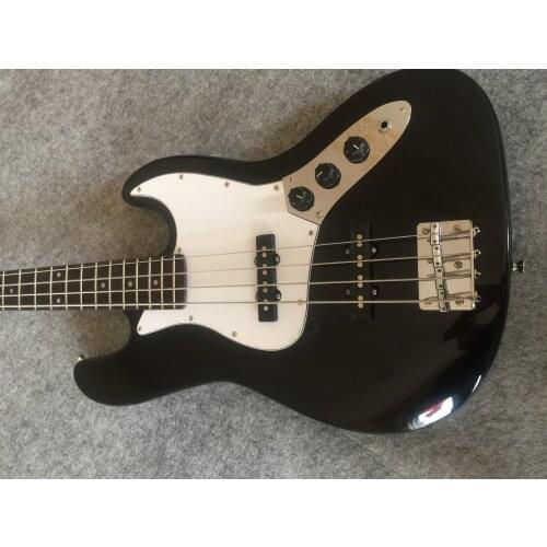Electric bass / Black Poplar bass / high quality bass / customizable Chinese electric guitar