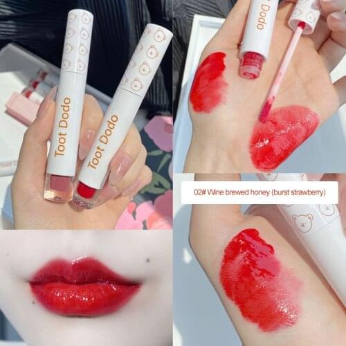 Lip Glaze Gloss Labial Waterlight Mirror Lip Glaze Summer Mirror Natural High Gloss Lipstick Long Lasting Moisturizing TSLM1