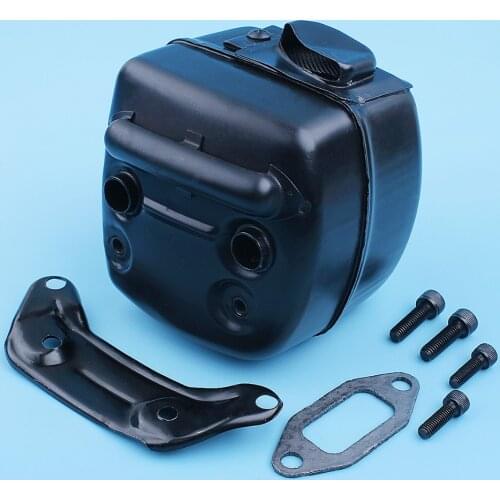 Muffler Exhaust Silencer Bracket Gasket Kit For Husqvarna 365 372 362 371 Chainsaw Arrestor Spark Screen Type Replacement Part