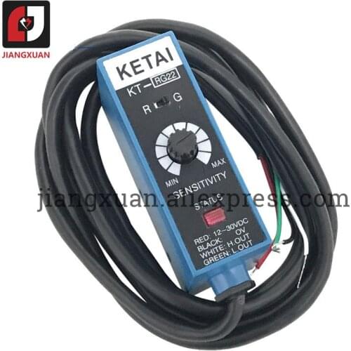 KT-RG22 KT-BG22 KT-WG22 Optoelectronic Switch Photo-electricity Eye Aluminum alloy shell KETAI Sensor
