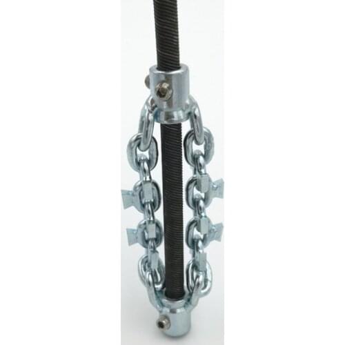 LEADFEN with carbide-tip drain cleaning cutter DN65mm pipe cleaning knocker 8mm push rod flexible cable drain cleaning knocker