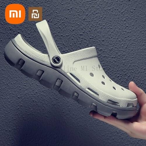 2021 Xiaomi Youpin Summer Dongdong Shoes Fashion Couple Cave Shoes Antiskid Soft Soled Beach Shoes Outdoor Slippers