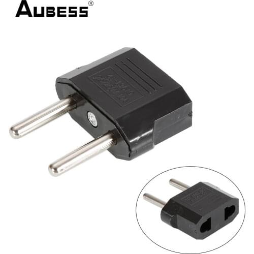Hot Sell US To EU Conversion Plug Adapter Power Plug Converter Travel Black Adapter Charger Converter Power Sockets Accessories