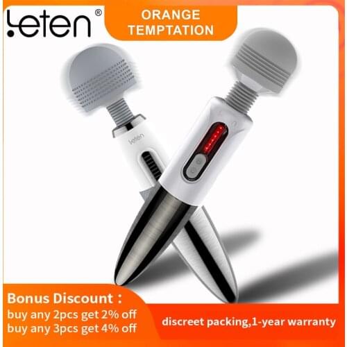 Lightning Magic AV Wand Huge Head Vibrators Masturbator Massager Nipple Clits Stimulator Sex Toys for Women Female