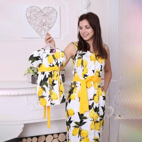 2021 New Fashion Family Matching Clothes Mother Daughter Dresses Women Girl Casual Flower Dress Mom Baby Kids Party Clothes