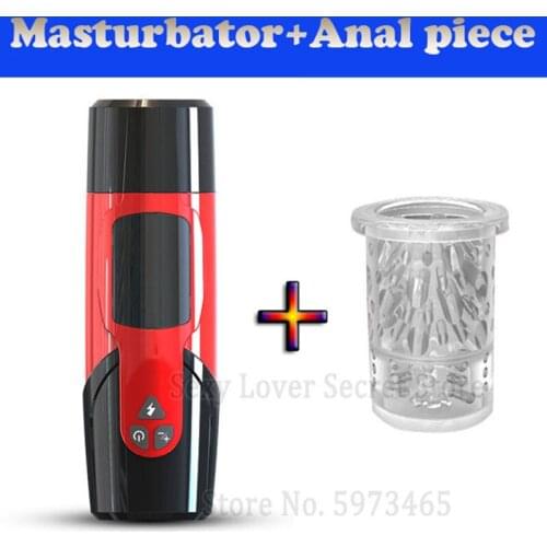 Intelligent Automatic Telescopic Rotation Male Masturbator Reality Vagina Thrusting Moaning Masturbation Cup With Sucker Sex Toy