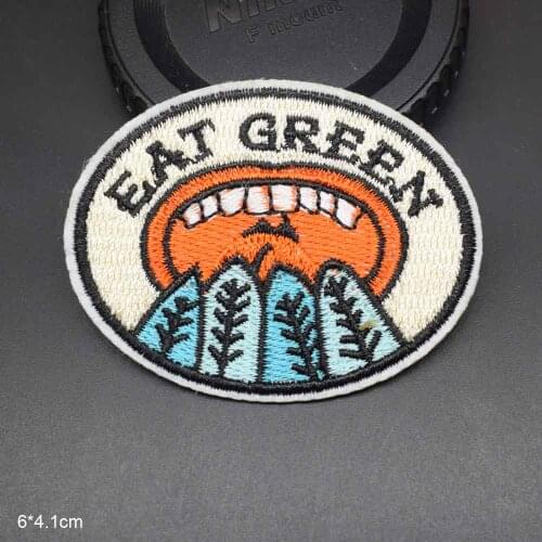 Eat Iron On Full Embroidered Clothes Patches For Clothing Stickers Garment Wholesale
