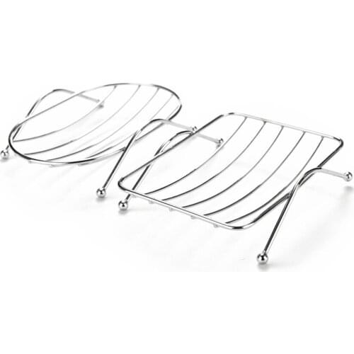 High Quality 12.5*9*3.5cm Stainless Steel Soap Stand Holder Functional Bathroom Stainless Soap Dishs Tray Box