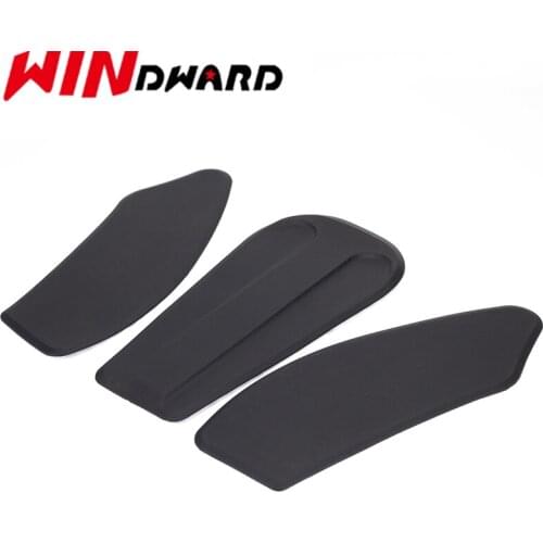 Motorcycle Parts Fuel Tank Guard Slip Rubber Decal Sticker For K1600GT K1600GTL -2016 Black