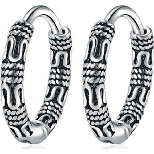 Alloy Retro Style Japanese and Korean New Silver-plated Earrings or Weddings/Travel Souvenirs Women Earrings 13mm