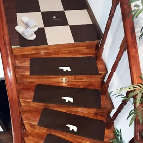 1pc 70*21*4.5cm Carpet Stair Treads Non Slip Luminous Floor Covers Step Mats Staircase Non Skid Self Adhesive Stairway Rugs