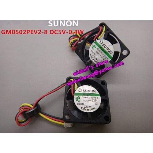 Brand new and original GM0502PEV2-8 2506 2.5cm ultra-thin fan 5V 0.4W 3wires