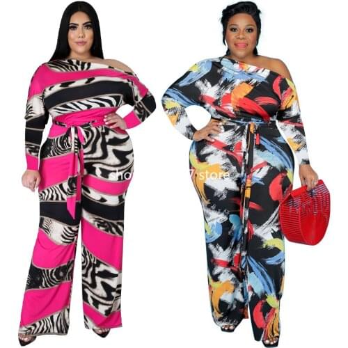 African Jumpsuit for Women Spring and Autumn African Women Long Sleeve Printing Polyester Long Jumpsuit African Clothes Women