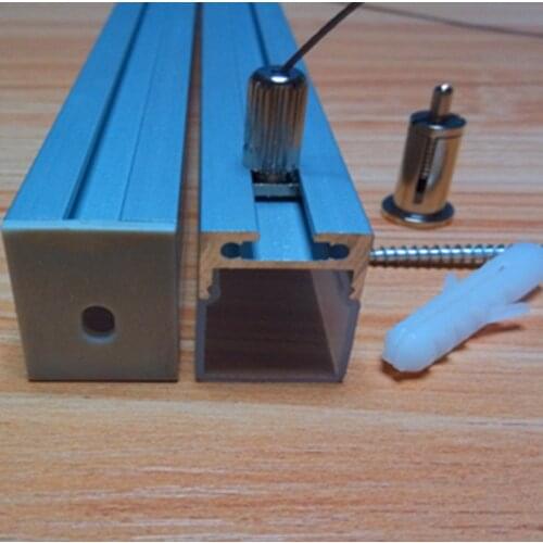 Free shipping high quality Aluminum Alloy Material profiles for led strips suspended cabinet light bar 1m/pcs 10m/lot