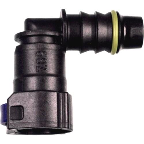 Fuel hose quick connector for aftermarket fuel hose assembly